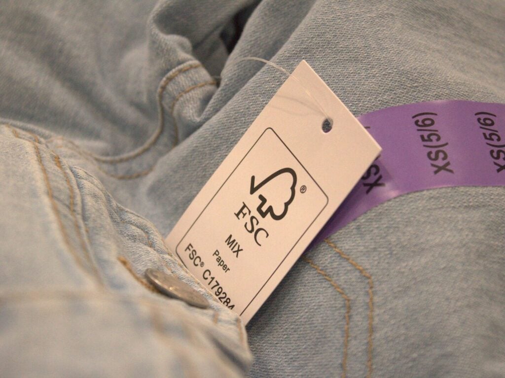 Unused clothing with tags still on it representing sunk cost purchases
