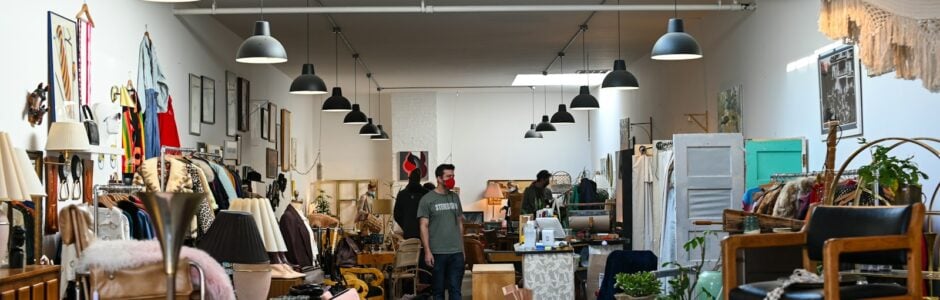 A thrift store reminding us how important our stuff is to us